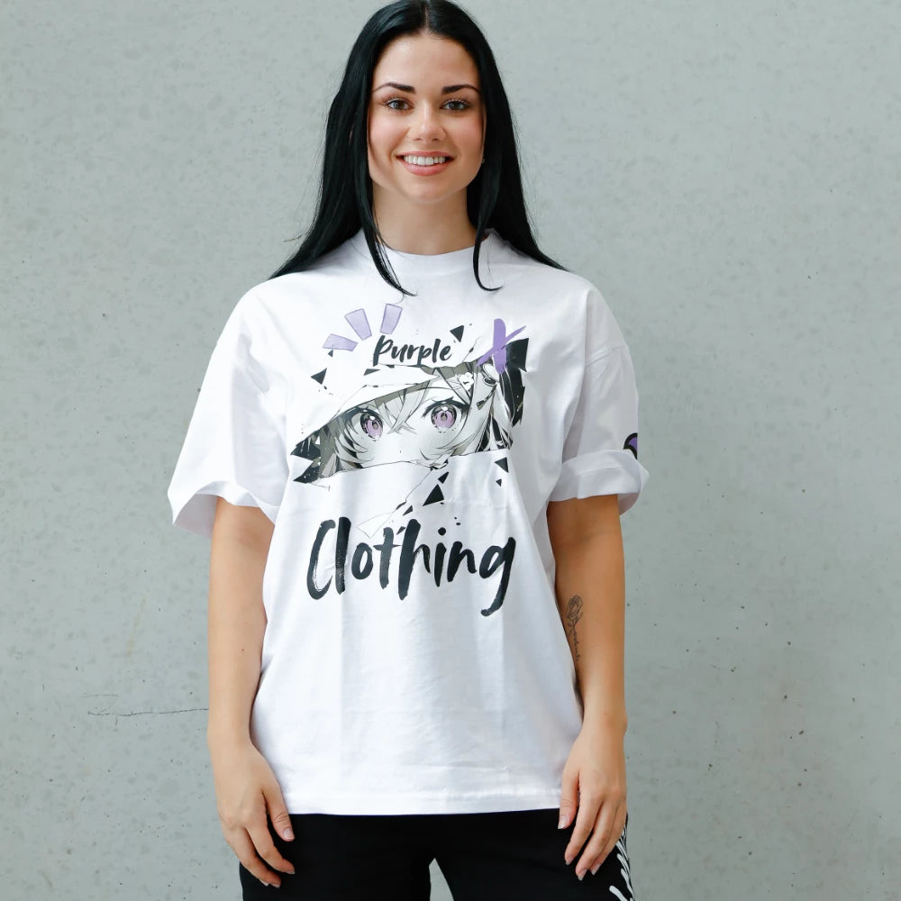 Anime Streetwear Tee - Junshiro 純白