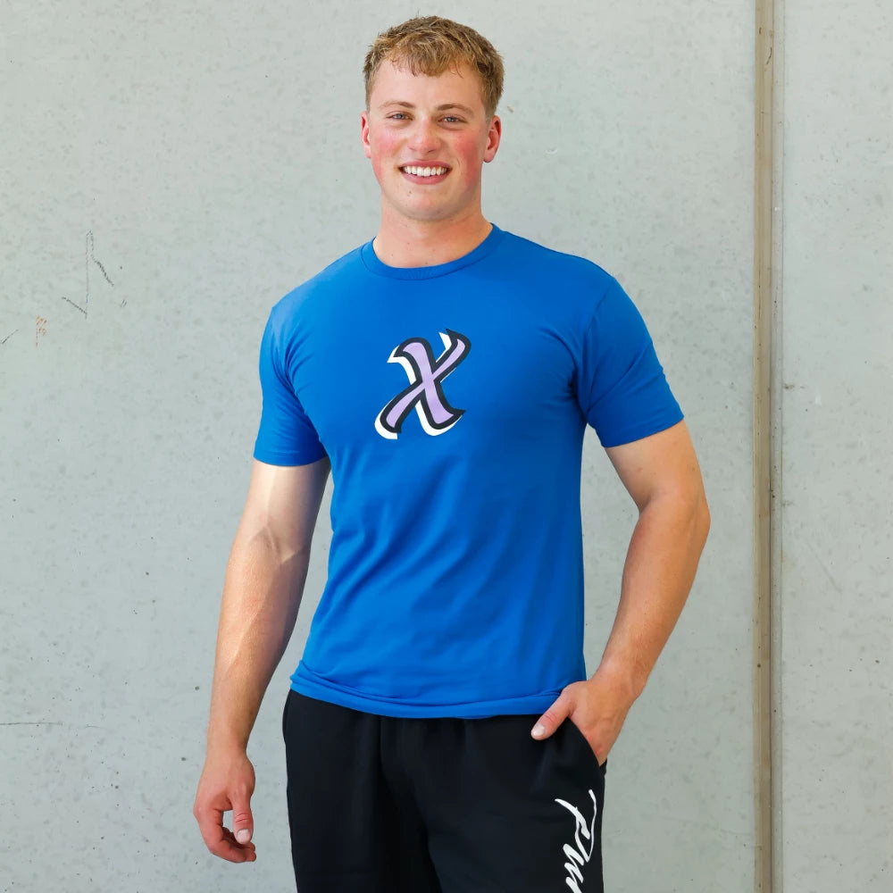 The Unknown Signature Staple Tee - Royal Navy