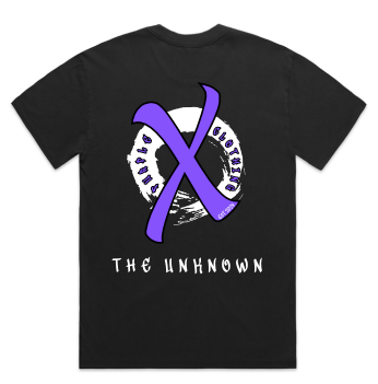 Men's Heavy Faded Unknown T (Black)