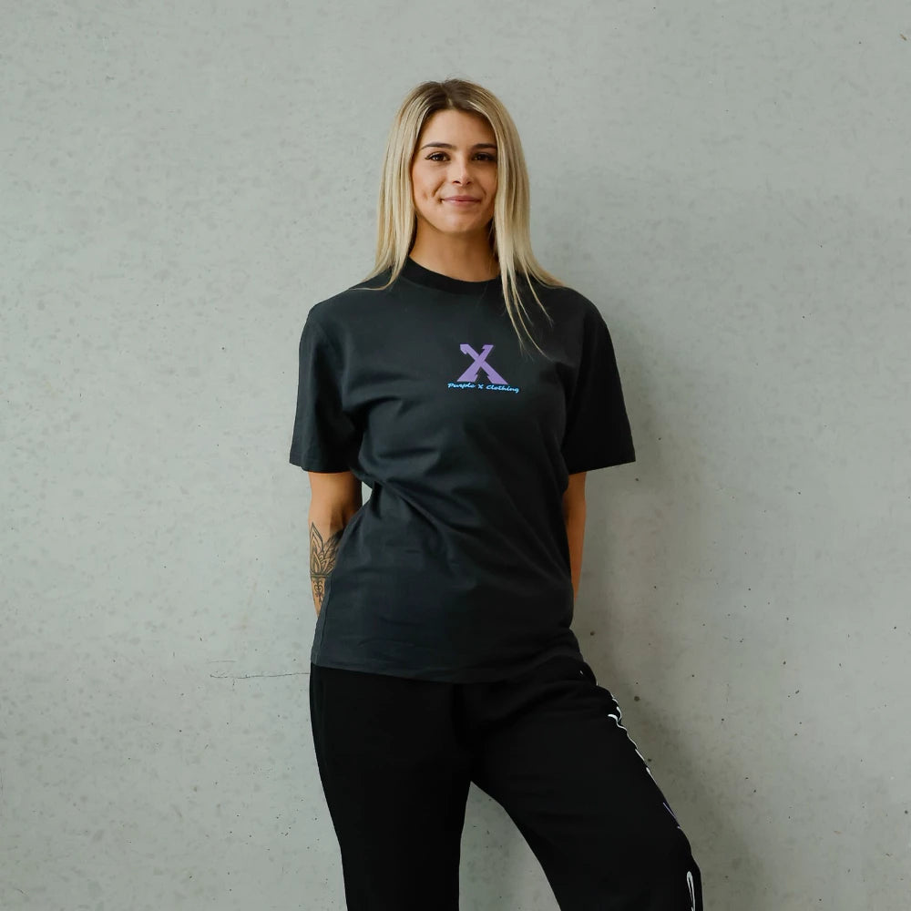X Brick Heavy Tee - Faded Obsidian