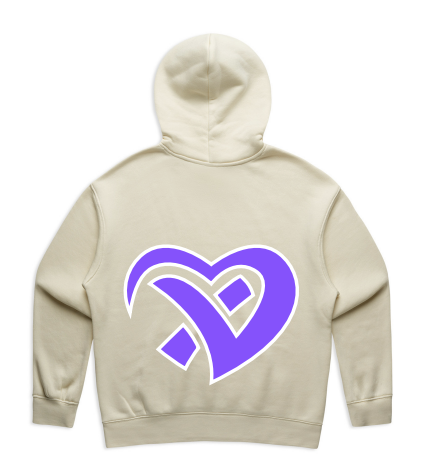 Woman's PurpleHeart Butter Relaxed Hood